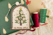 Load image into Gallery viewer, Personalized Family Christmas Tree Ornament, Custom Gift for Family or Grandparents