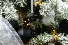 Load image into Gallery viewer, Baby Bump Ornament, Pregnancy Announcement Ornament, Baby Announcement Ornament, Great Grandma Gift, Pregnancy Reveal to Grandparents