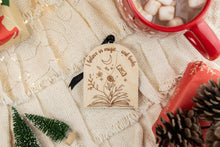 Load image into Gallery viewer, I Believe in Magic and Books, Book Christmas Ornament, Book Lover Gift