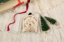 Load image into Gallery viewer, I Believe in Magic and Books, Book Christmas Ornament, Book Lover Gift