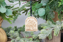 Load image into Gallery viewer, Wood In Love with Fictional Characters Bookish Christmas Ornament, Gift for Book Lover