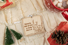 Load image into Gallery viewer, Wood Between the Pages Book Christmas Ornament, Book Lover Gift, Bookish Decor