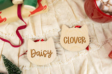 Load image into Gallery viewer, Wood Custom Cat Ornament, Personalized Cat Ornament, Cat Lover Gift