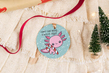 Load image into Gallery viewer, Axolotl Christmas Ornament, Axolotl Lover Gift