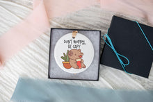 Load image into Gallery viewer, Don't Worry Be Capy Capybara Christmas Ornament, Capybara Lover Gift