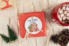 Load image into Gallery viewer, Don't Worry Be Capy Capybara Christmas Ornament, Capybara Lover Gift