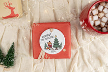 Load image into Gallery viewer, Fox Baby's First Christmas Ornament, Baby Boy Gift Personalized, Woodland Baby Ornament