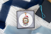 Load image into Gallery viewer, Personalized Hedgehog Name Ornament, Custom Hedgehog Gift, Animal Lover Gift