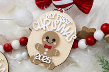 Load image into Gallery viewer, My First Christmas Ornament, Gingerbread Newborn Baby Ornament