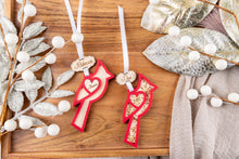 Load image into Gallery viewer, Cardinal Ornament, Personalized Memorial Ornament, Remembrance Ornament, Sympathy Gift, Multiple Customization Options