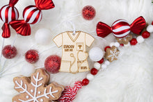 Load image into Gallery viewer, Personalized Wooden Scrub Top Ornament | Custom Nurse Ornament | Medical Professional Gift | Graduation Keepsake