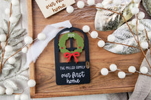 Load image into Gallery viewer, Personalized Our First Home Ornament | New Home Ornament | First Christmas in Our New Home | Realtor Closing Gift