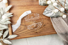 Load image into Gallery viewer, Personalized Engaged Ornament | Custom Engagement Ornament | Our First Christmas Engaged Gift | Bride to Be Gift for Couple