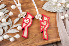 Load image into Gallery viewer, Cardinal Ornament, Personalized Memorial Ornament, Remembrance Ornament, Sympathy Gift, Multiple Customization Options