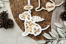 Load image into Gallery viewer, Personalized Dog Memorial Ornament, Dog Remembrance Gift, Pet Loss Gift Sympathy Gift, Multiple Customization Options