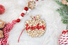 Load image into Gallery viewer, Teacher Ornament, Teacher Christmas Gifts, Teacher Appreciation Gift, Thank You Gift