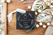 Load image into Gallery viewer, Personalized Acrylic Engagement Ornament, Personalized Engagement Gift, Our First Christmas Engaged