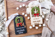 Load image into Gallery viewer, First Home New Home Christmas door ornaments personalized