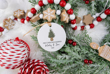 Load image into Gallery viewer, First Christmas Married Ornament | Personalized Wedding Ornament | Newlywed Christmas Ornament | Marriage Keepsake Gift