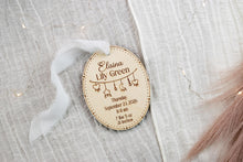 Load image into Gallery viewer, Personalized Baby Birth Stats Ornament, Baby's First Christmas 2026, Gift for Parents and Grandparents