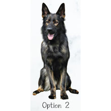 Load image into Gallery viewer, Custom German Shepherd Ornament - Personalized Dog Ornament - Choose from 4 Graphic Options