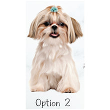Load image into Gallery viewer, Custom Shih Tzu Ornament, Shih Tzu Gift - Choose from 5 Graphic Options