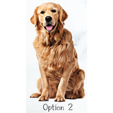 Load image into Gallery viewer, Custom Golden Retriever Ornament, Personalized Dog Ornament - Choose from 4 Graphic Options