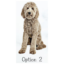 Load image into Gallery viewer, Custom Goldendoodle Ornament, Personalized Doodle Ornament - Choose from 5 Graphic Options