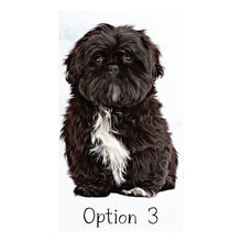 Load image into Gallery viewer, Custom Shih Tzu Ornament, Shih Tzu Gift - Choose from 5 Graphic Options