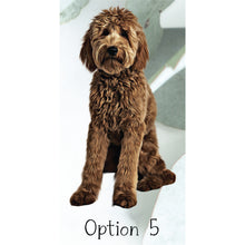 Load image into Gallery viewer, Custom Goldendoodle Ornament, Personalized Doodle Ornament - Choose from 5 Graphic Options
