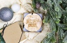 Load image into Gallery viewer, Our first Christmas in our New Home with Address Ornament, Housewarming Gift