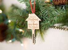 Load image into Gallery viewer, First Christmas In Our New Home Christmas Ornament with Last Name and Year