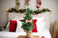 Load image into Gallery viewer, Dog Bone Christmas Ornament with Name and Year