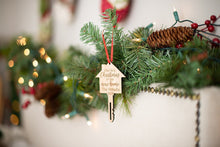 Load image into Gallery viewer, First Christmas In Our New Home Christmas Ornament with Last Name and Year