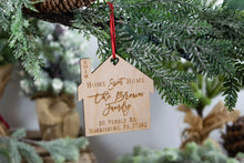 Load image into Gallery viewer, Personalized Home Sweet Home Ornament, Realtor Closing Gift