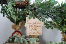 Load image into Gallery viewer, Personalized Home Sweet Home Ornament, Realtor Closing Gift