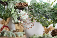 Load image into Gallery viewer, Newlywed Chistmas Ornament, Mr and Mrs Ornament