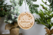 Load image into Gallery viewer, First Christmas as Mr and Mrs Ornament
