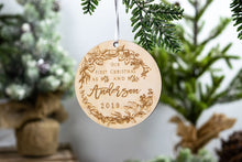 Load image into Gallery viewer, First Christmas as Mr and Mrs Ornament