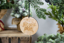 Load image into Gallery viewer, Our first Christmas in our New Home with Address Ornament, Housewarming Gift