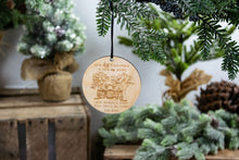 Load image into Gallery viewer, Our first Christmas in our New Home with Address Ornament, Housewarming Gift