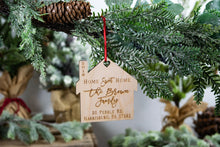Load image into Gallery viewer, Personalized Home Sweet Home Ornament, Realtor Closing Gift