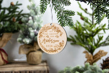 Load image into Gallery viewer, First Christmas as Mr and Mrs Ornament