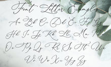 Load image into Gallery viewer, Personalized First Name Ring Box with Wedding Date and Leaf Branch Detail - Double Slotted Walnut Ring Box