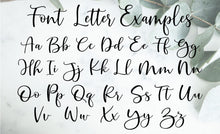 Load image into Gallery viewer, Personalized First Names and Monogram Wooden Spoon, Floral Wreath Wood Spoon Gift