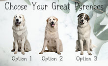 Load image into Gallery viewer, Custom Great Pyrenees Ornament - Great Pyrenees Gifts, Personalized Dog Ornament - Choose from 3 Graphic Options