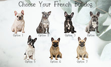 Load image into Gallery viewer, Custom French Bulldog Christmas Ornament - French Bulldog Gifts - Choose from 7 Graphic Options