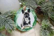 Load image into Gallery viewer, Custom French Bulldog Christmas Ornament - French Bulldog Gifts - Choose from 7 Graphic Options