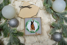 Load image into Gallery viewer, Custom German Shepherd Ornament - Personalized Dog Ornament - Choose from 4 Graphic Options