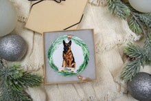 Load image into Gallery viewer, Custom German Shepherd Ornament - Personalized Dog Ornament - Choose from 4 Graphic Options